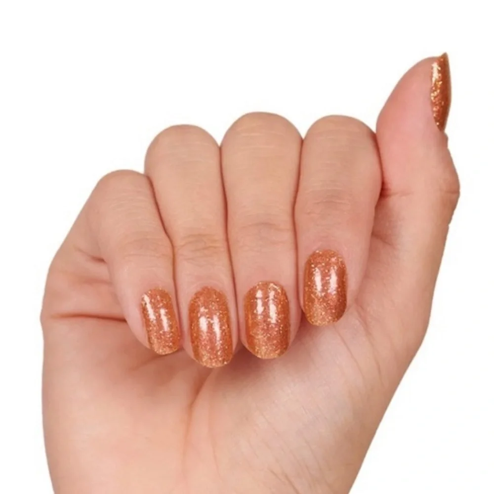 *Retired* Color Street: Coming in Hot | Orange Copper Gold Fall Metallic Glitter